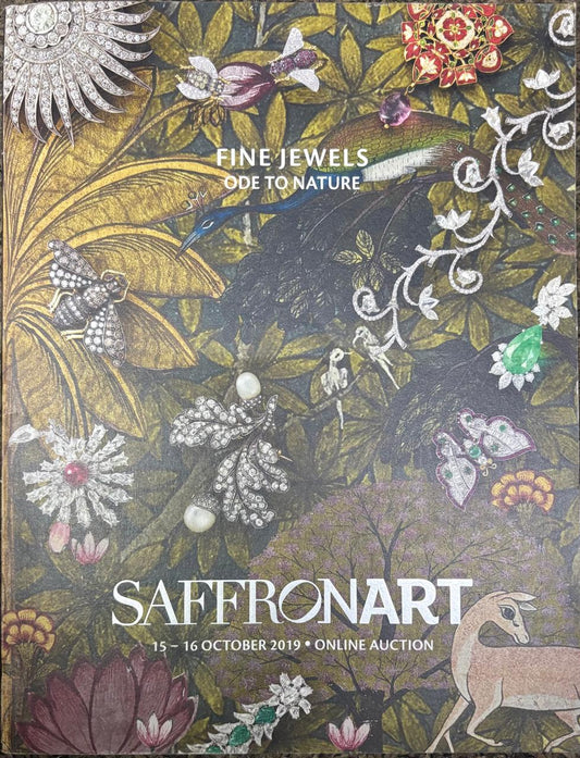 Saffronart auction catalog titled "Fine Jewels: Ode to Nature  (Rare)