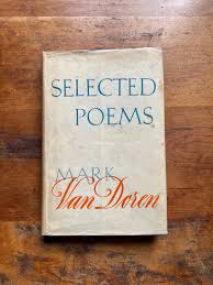 Selected poems Hardcover by Mark Van Doren