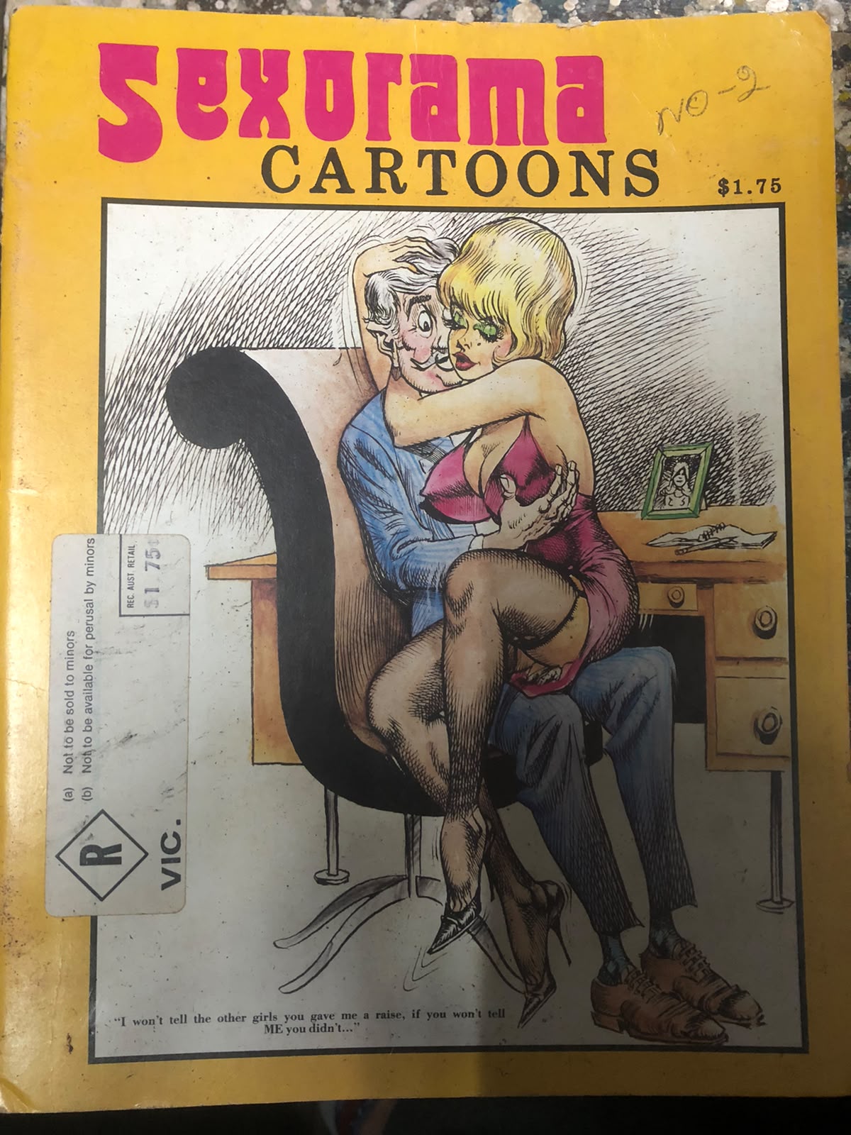Sexorama Cartoons - no 2  vintage adult humor magazine