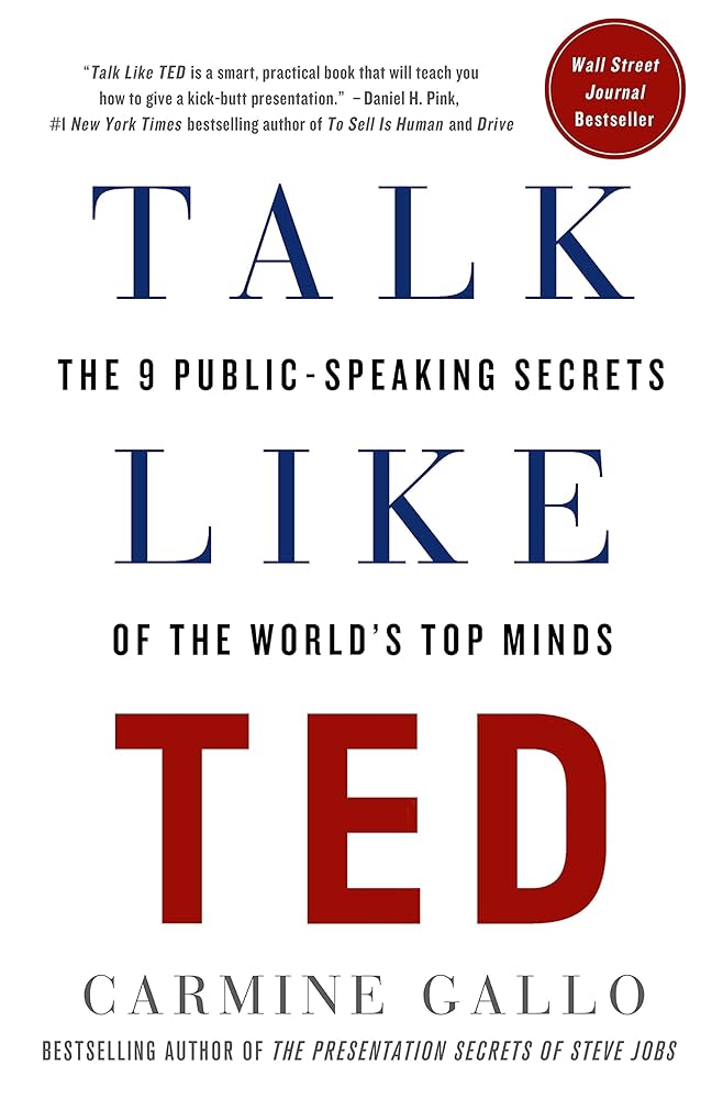 Talk Like TED Book by Carmine Gallo