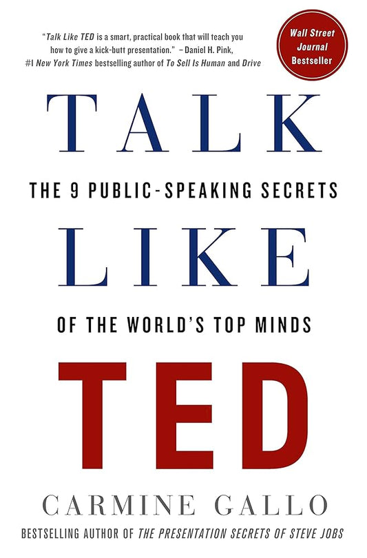 Talk Like TED Book by Carmine Gallo