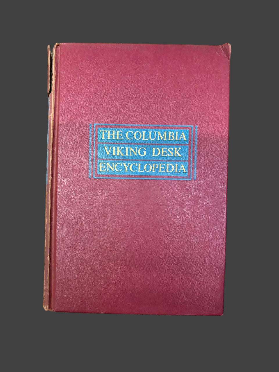 The Columbia-Viking Desk Encyclopedia: 2 Hardcover By Columbia-Viking Encyclopedia (Rare)