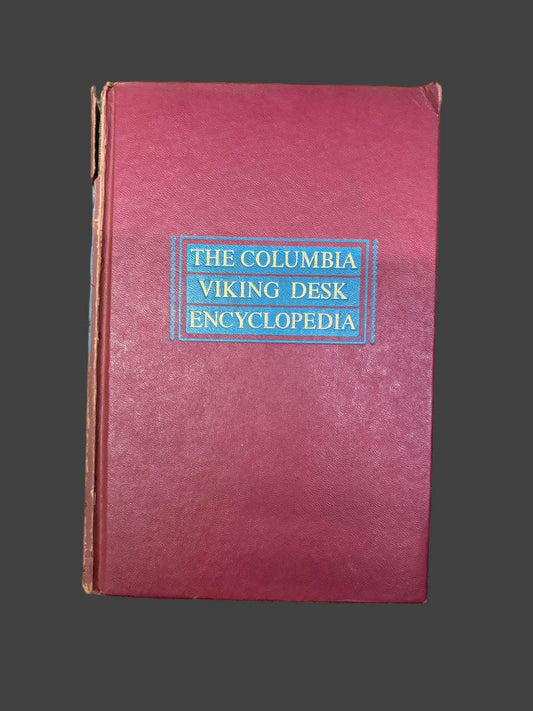 The Columbia-Viking Desk Encyclopedia: 2 Hardcover By Columbia-Viking Encyclopedia (Rare)