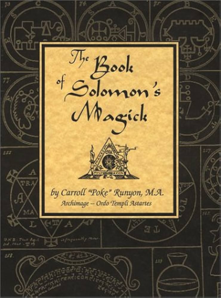 The Book of Solomon's Magick Book by Poke Runyon (Rare)