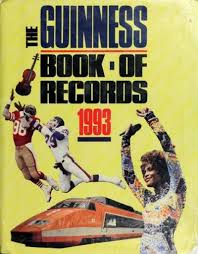 The Guinness Book of Records: 1993 Book by Peter Mathews (Rare)