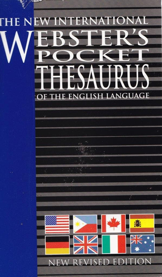 The New International Webster's Pocket Thesaurus of the English Language Dictionary