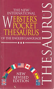 The New International Webster's Pocket Thesaurus of the English Language, New Revised Edition By  WEBSTER