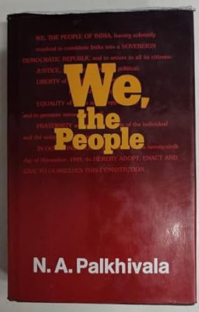 We the People Hardcover By  N. A. Palkhivala