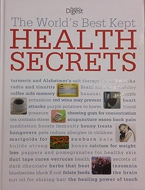 Worlds best kept health secrets second hand books online